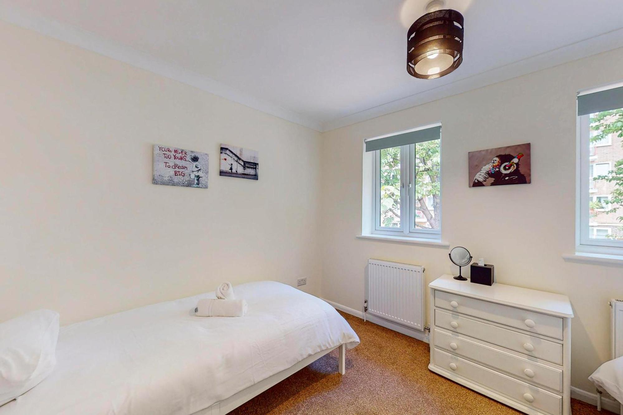 Appartamento 2 Bed With Garden & Free Parking Near The Thames *